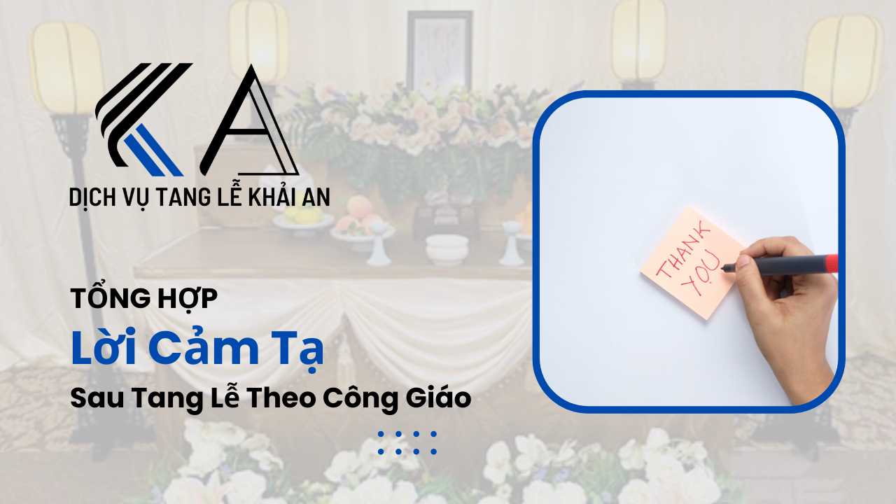 lời cảm tạ cảm ơn sau tang lễ theo công giáo đạo chúa